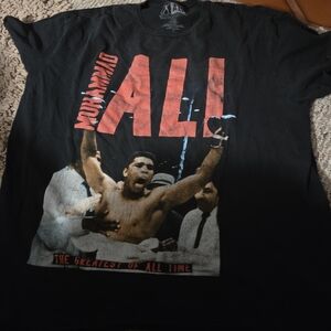 ALI Black Graphic T-Shirt
